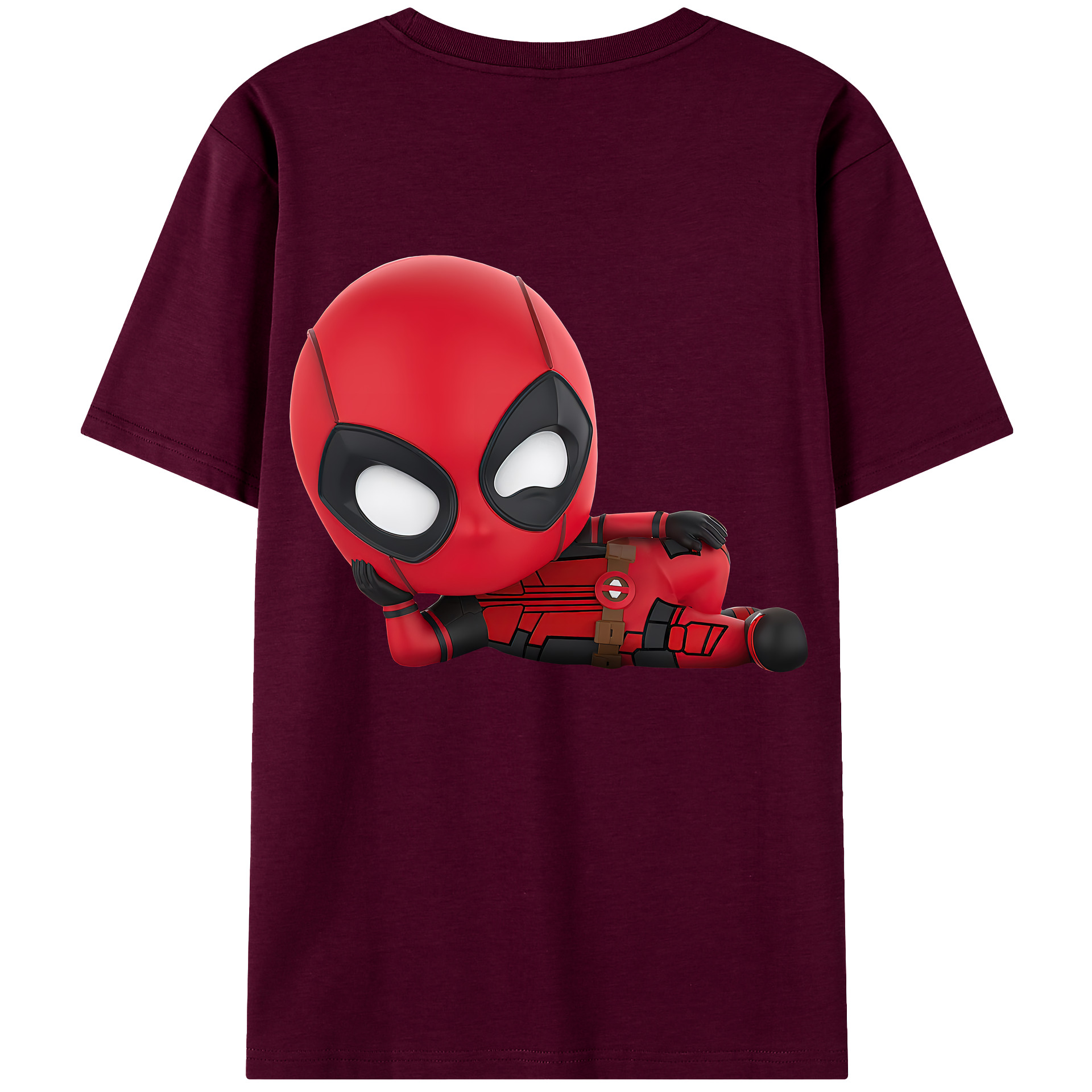 （画像用） Deadpool デッドプール レディース半袖Tシャツ(バックプリント)